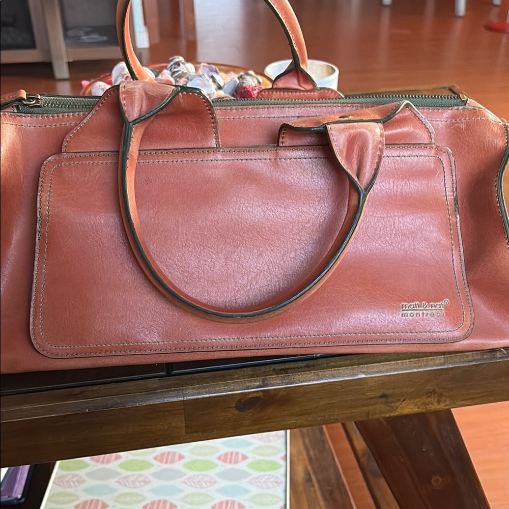 Matt & Nat Pink Satchel Bag